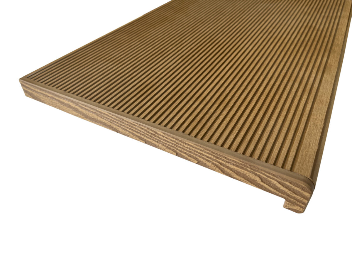 Заглушка ДПК для ступени NEXTWOOD® (7х24х320 мм), 3D Песочный