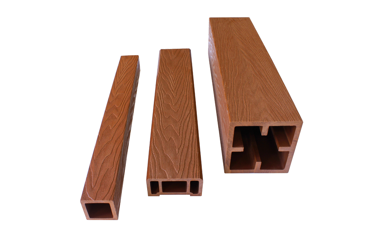 Столб опорный 3D NEXTWOOD® 120х120х3000 мм Светло-коричневый